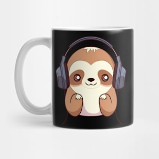 Sloth headphones Mug